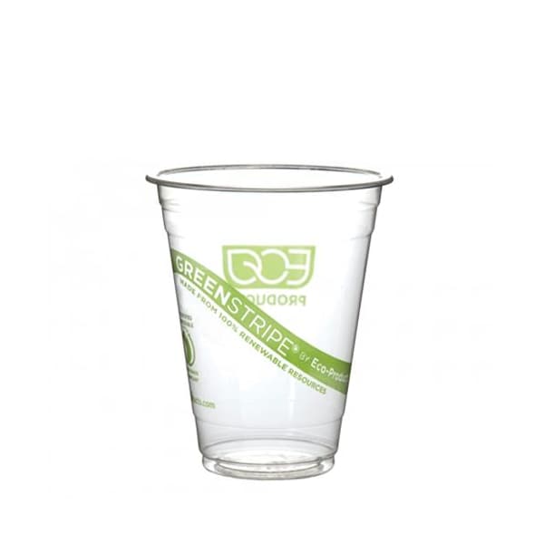 Eco-Products 16 oz GreenStripe Cold Corn Cups, PK1000 - EP-CC16-GS