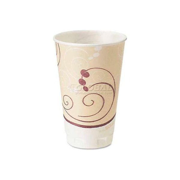 Solo SOLO Symphony Trophy Plus Dual Temperature Cups, 16 oz., Beige, 750 Cups/Carton - X16N-J8002