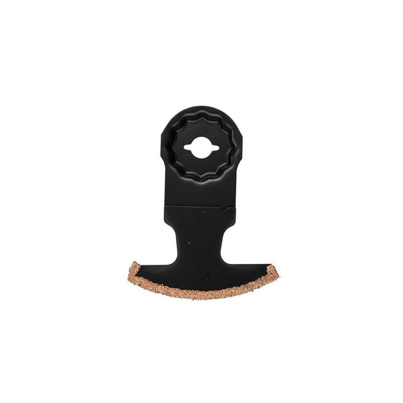 Herramienta multifunción oscilante Makita StarlockMax de 2-3/4 pulgadas de metal duro con carburo de tungsteno, grano 30, para corte de juntas y materiales abrasivos - E-08604