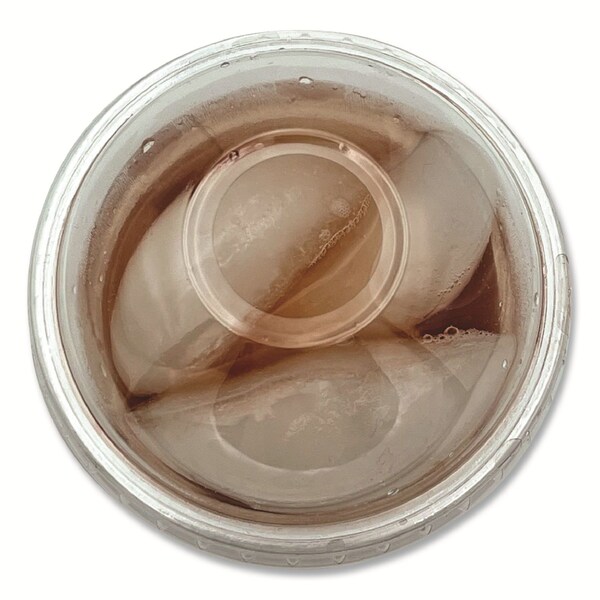 Boardwalk PET Cold Cup Dome Lids, Fits 9 oz to 10 oz PET Cups, Clear, 100PK - BWKPET910DOMEPK