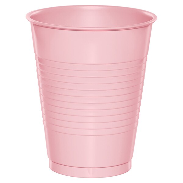 Touch Of Color Classic Pink Plastic Cups, 16oz, 240PK - 28158081