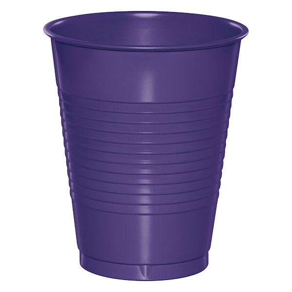 Touch Of Color Purple Plastic Cups, 16oz, 240PK - 28115081