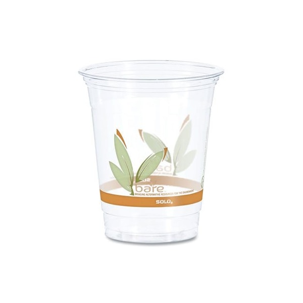 Dart BARE ECO-Forward Rpet Cold Cups, 12-14 Oz, Clear, 1000PK - RTP12BARECT