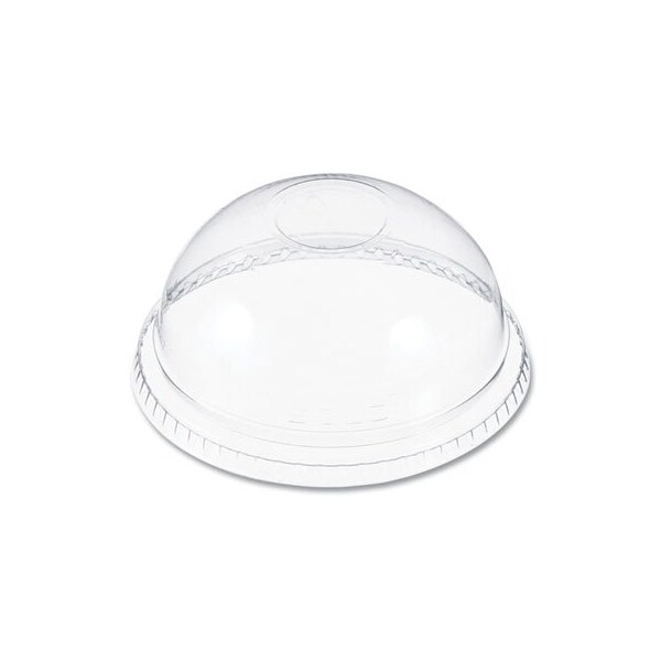 Dart Container Dart, Plastic Dome Lid, No-Hole, Fits 9-22 oz. Cups, Clear, 10PK - DNR662