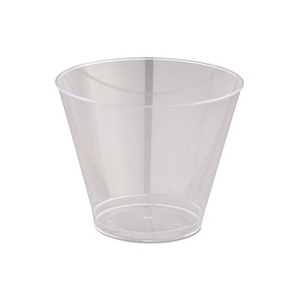 Wna WNA, Comet Smooth Wall Tumblers, 9oz, Clear, Squat, 20PK - T9S