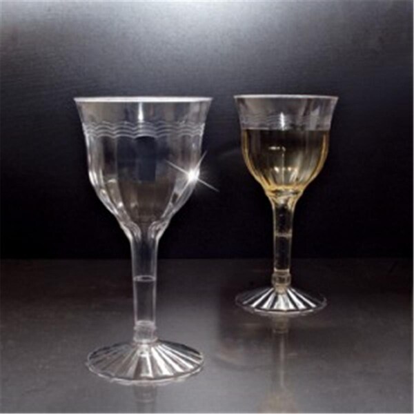 Gb Gifts Fluted 6 oz Clear Wine Goblet, 120PK - GB69288
