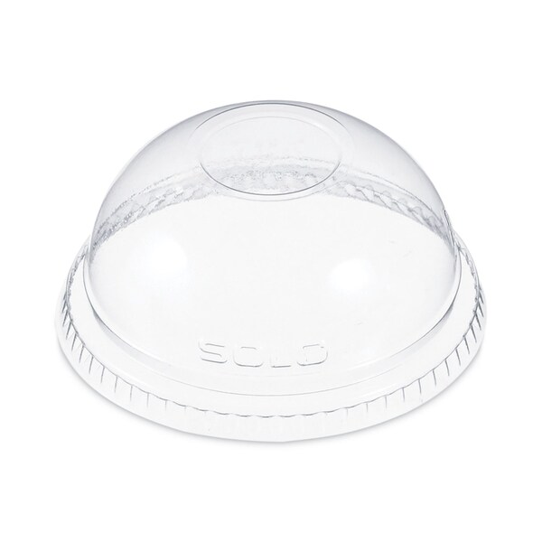 Dart Plastic Dome Lid, Fits 9 oz to 10 oz Foam Cups, Clear, 1000PK - DNR610