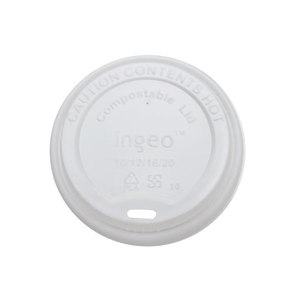 Karat Earth 10-20 oz Compostable Dome Sipper Lids, PK1000 - KE-KDL516