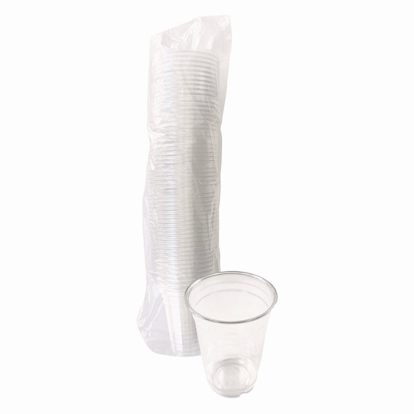 Boardwalk Clear Plastic PET Cups, 14 oz, 50PK - BWKPET14PK