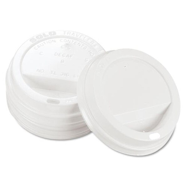 Tistheseason Traveler Drink-Thru Lid, White - TI42048