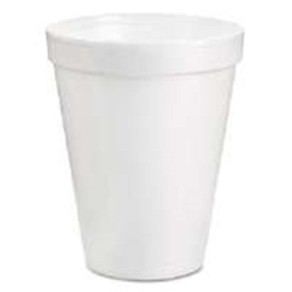 Smartgifts 8J8 8 Oz. Drink Foam Cups, White, 25PK - SM2030380