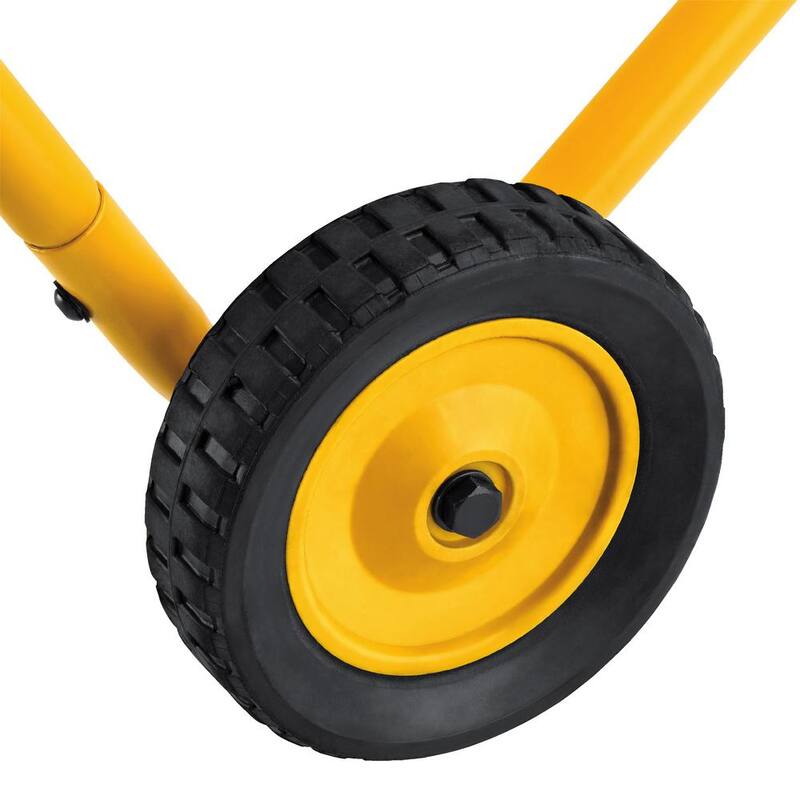 Soporte de sierra ingletadora rodante de 32-1/2 pulg. x 60 pulg. con capacidad de 300 lbs. - DWX726 de DEWALT