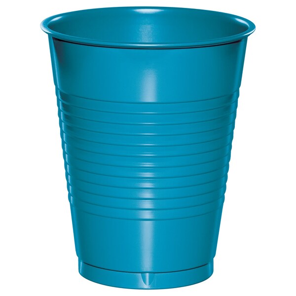 Touch Of Color Turquoise Blue Plastic Cups, 16oz, 240PK - 28313181