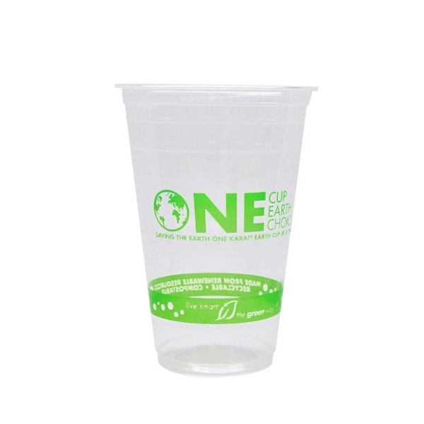 Karat Earth 20 oz PLA Cups, PK1000 - KE-KC20G