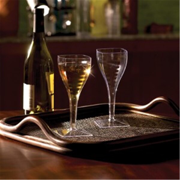 Gb Gifts 8Oz 1Pc Square Clear Wine Glass, 72PK - GB69291