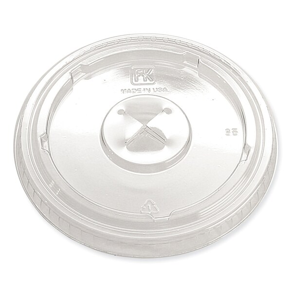 Fabri-Kal Greenware Cold Drink Lids, X-Slot, Fits 12 oz to 20 oz Cup, 1000PK - LKC1220FX