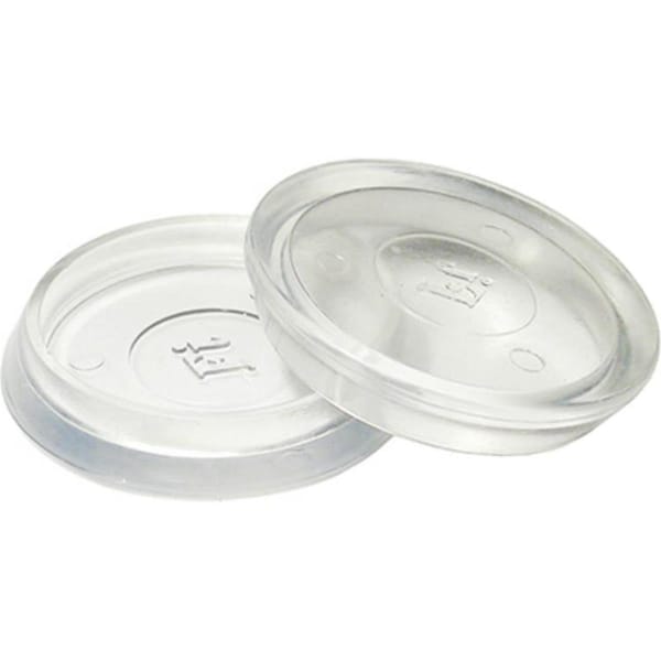 Richelieu 1.5 in. TruGuard Smooth Round Base Plastic Cups, Clear, 4PK - RI570706
