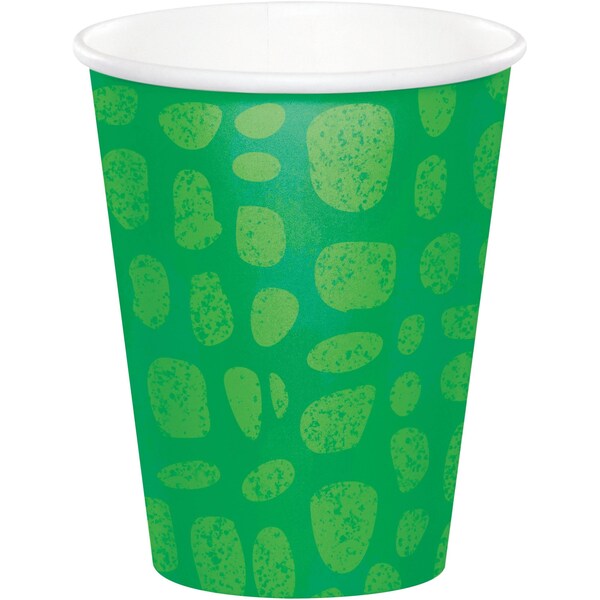 Creative Converting Alligator Birthday Party Paper Cups, 9oz, 96PK - 350516