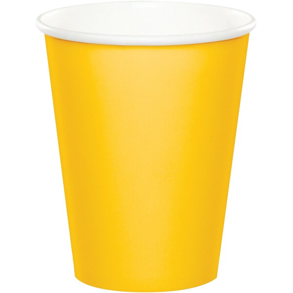 Touch Of Color School Bus Yellow Cups, 9oz, 240PK - 561021B