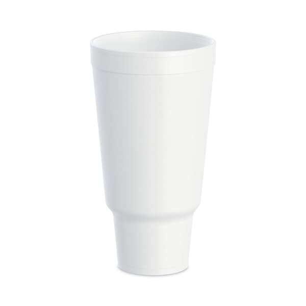 Dart J Cup Insulated Foam Pedestal Cups, 44 oz, White, 300PK - 44AJ32