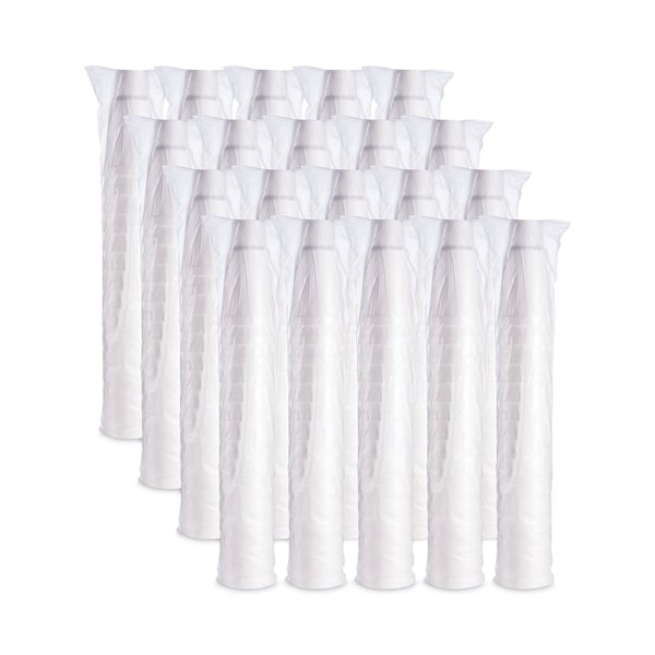 Dart J Cup Insulated Foam Pedestal Cups, 44 oz, White, 300PK - 44AJ32