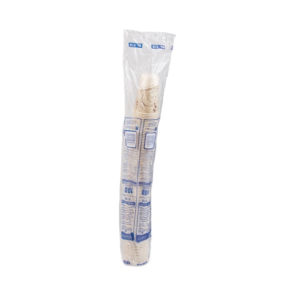 Dart Waxed Paper Cold Cups, 7 oz, Symphony Design, PK2000 - R7N-J8000