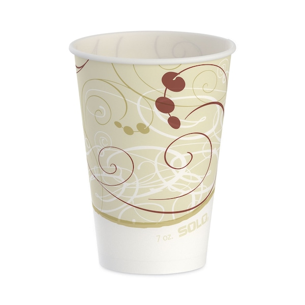 Dart Waxed Paper Cold Cups, 7 oz, Symphony Design, PK2000 - R7N-J8000