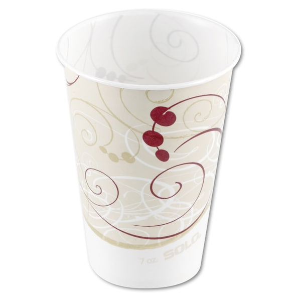 Dart Waxed Paper Cold Cups, 7 oz, Symphony Design, PK2000 - R7N-J8000