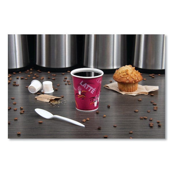 Dart Solo Bistro Design Hot Drink Cups, Paper, 10oz, PK1000 PK - 370SI-0041