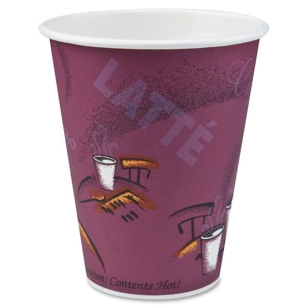Dart Solo Bistro Design Hot Drink Cups, Paper, 10oz, PK1000 PK - 370SI-0041