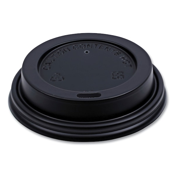 Boardwalk Hot Cup Lids, Fits 8 oz Hot Cups, Black, PK1000 - HOTBL8
