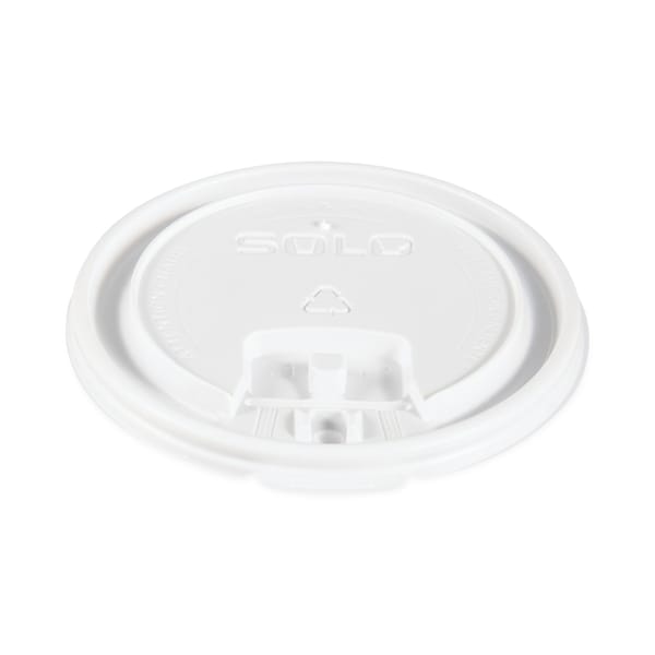 Dart Lift Back and Lock Tab Cup Lids, 10-24 oz Cups, White, PK1000 - LB3161-00007
