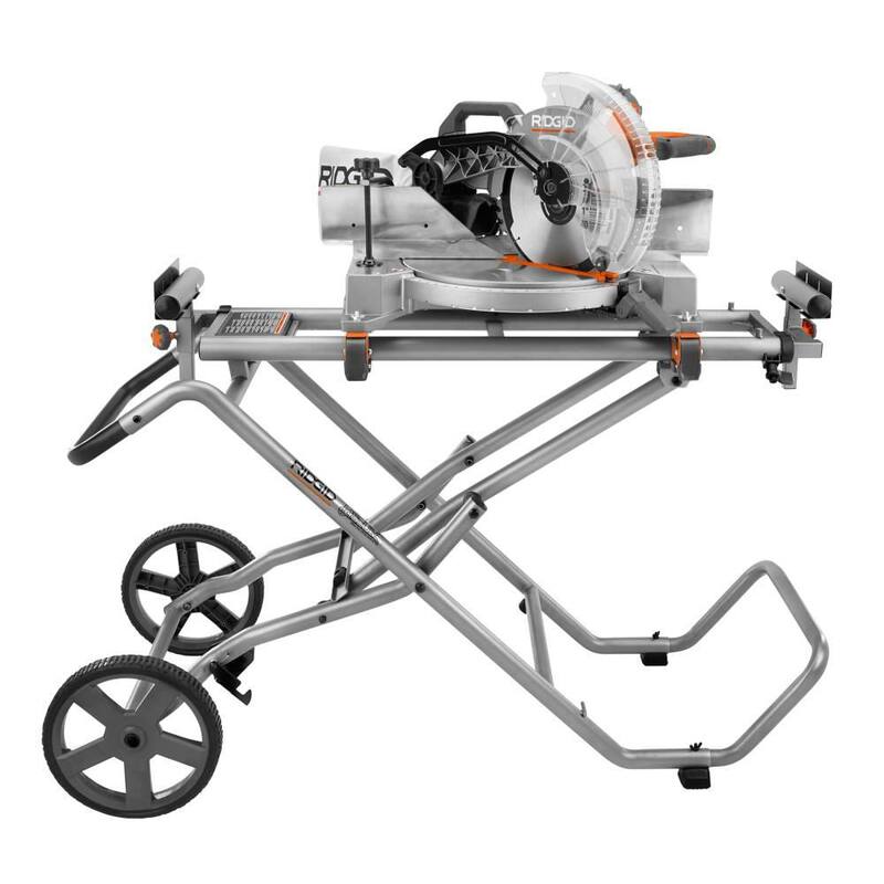 Soporte universal para sierra inglete móvil RIDGID con abrazaderas de montaje y marcador permanente de punta fina negro para taller - AC9946-RPM121