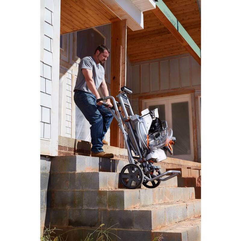 Soporte universal para sierra inglete móvil RIDGID con abrazaderas de montaje y marcador permanente de punta fina negro para taller - AC9946-RPM121