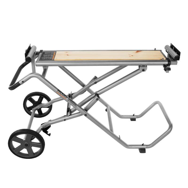 Soporte universal para sierra inglete móvil RIDGID con abrazaderas de montaje y marcador permanente de punta fina negro para taller - AC9946-RPM121