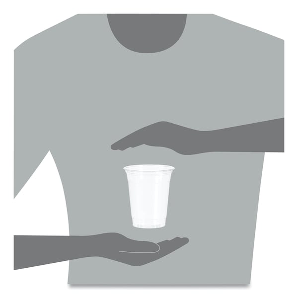 Dart Ultra Clear Cups, Squat, 12-14 oz., PK1000 - TP12
