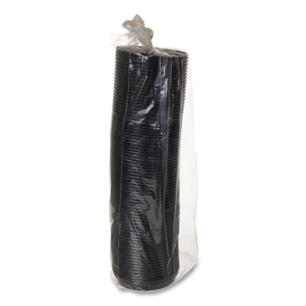Eco-Products EcoLid 25% Recy Content Hot Cup Lid, Black, F/10-20oz, PK1000 - EP-HL16-BR