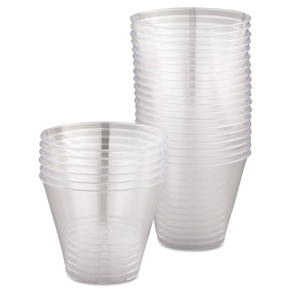 Wna Comet Smooth Wall Tumblers, 9oz, Clear, Squat, PK500 - WNA T9S
