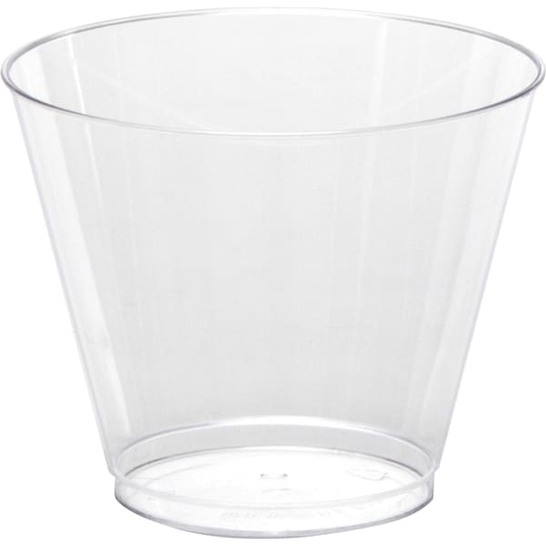Wna Comet Smooth Wall Tumblers, 9oz, Clear, Squat, PK500 - WNA T9S