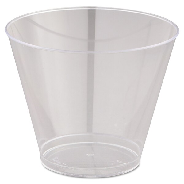 Wna Comet Smooth Wall Tumblers, 9oz, Clear, Squat, PK500 - WNA T9S