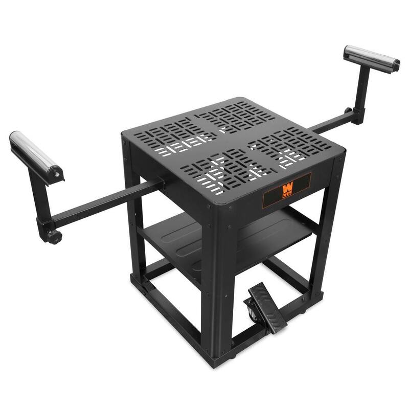 Soporte de herramienta para cepillo y sierra ingleteadora de uso múltiple con rodillos de extensión - MSA658T