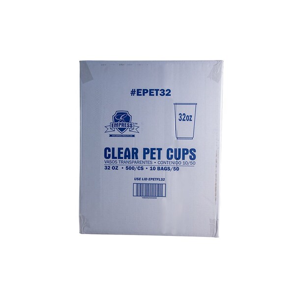 Empress PET Clear Cup 32oz, 50PK - EPET32