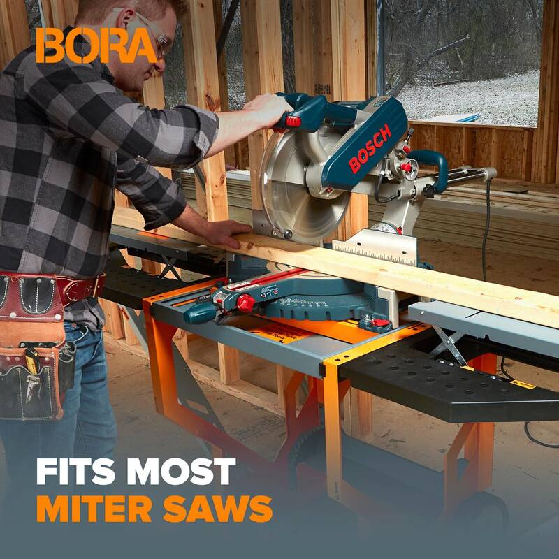 BORA Steel Portacube STR Miter Saw Workstation - PM-8000
