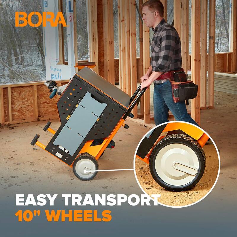 BORA Steel Portacube STR Miter Saw Workstation - PM-8000
