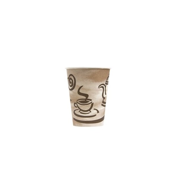 Empress Paper Hot Cup 12oz Stock Good Day Print, 50PK - EHC12-P