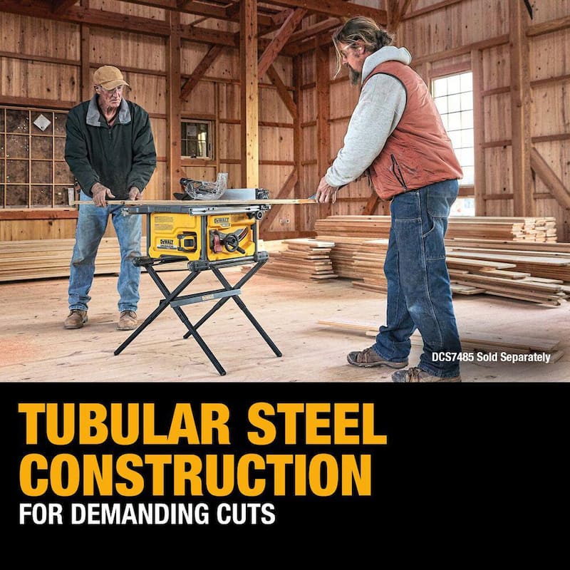 Soporte para sierra de mesa compacta de 10 pulgadas para sitio de trabajo - DW7451 de DEWALT