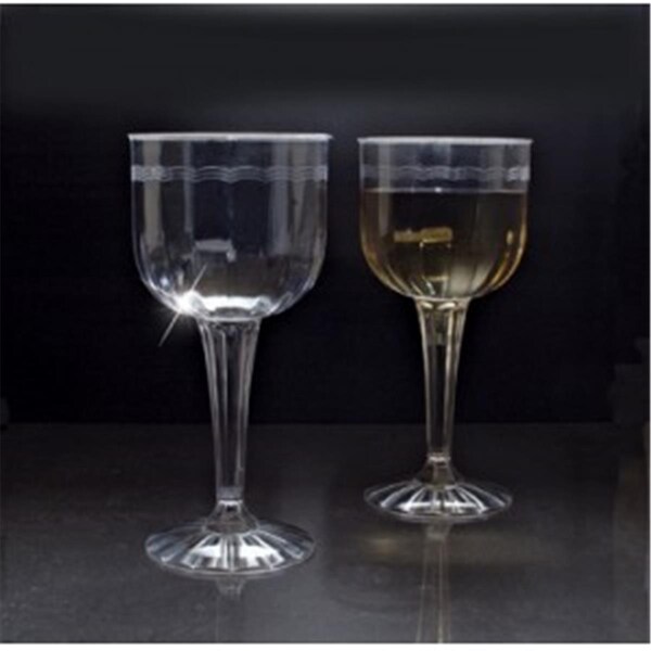 Gb Gifts Fluted 8 Oz Clear Wine Goblet, 96PK - GB69287