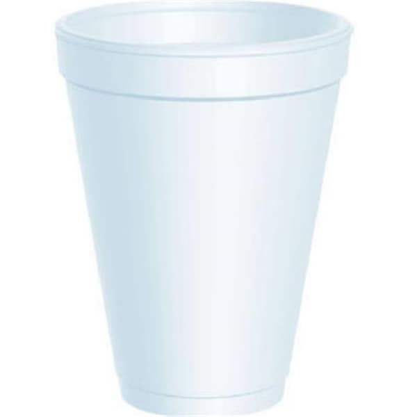 Dart Dart 12J12 12 oz. White Styrofoam Cup - 25 Count; Pack Of 40 - 269065
