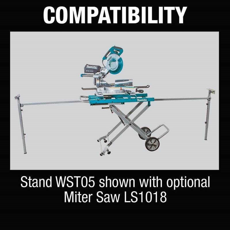 Soporte para sierra ingletadora en el lugar de trabajo - WST05 de Makita