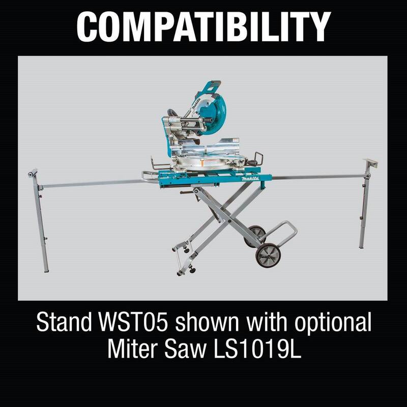 Soporte para sierra ingletadora en el lugar de trabajo - WST05 de Makita